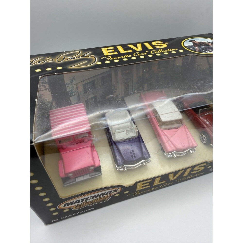 2001 Matchbox Elvis Presley Favorite Cars Collection 4-Car Set 1:64 NIB - Picture 4 of 10